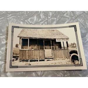 Vintage King's Palace Shack Photo Red Seal Photo Finishing B&W Snapshot 4.5x3.25